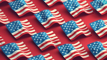 Fototapeta premium US presidential election. USA flag