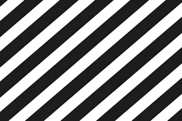 Fotobehang Black diagonal thick lines seamless pattern white background vector © Barra Fire
