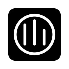 bar glyph icon