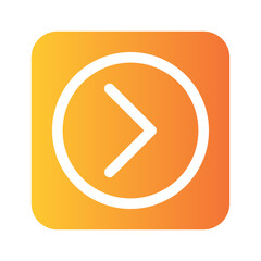 next flat gradient icon