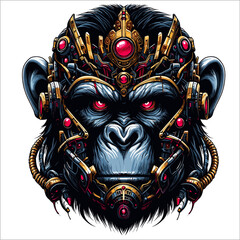 APES WARRIOR VECTOR ART