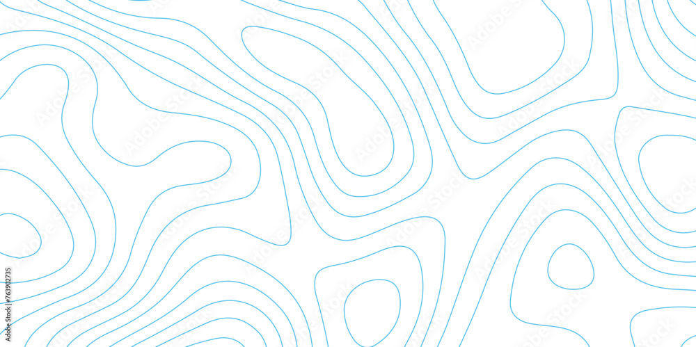 Poster abstract design seamless pattern with line topographic map. geographic mountain relief. retro topogr