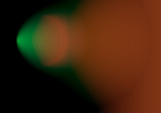 Fondo abstracto en negro, verde y naranja