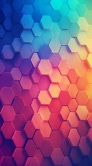 Colorful hex color background