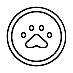 Wildlife icon line icon