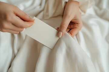 White cotton and linen pillows Mockup with Boho Floral Accents
