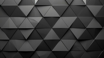  Monochrome Triangular Abstract Texture