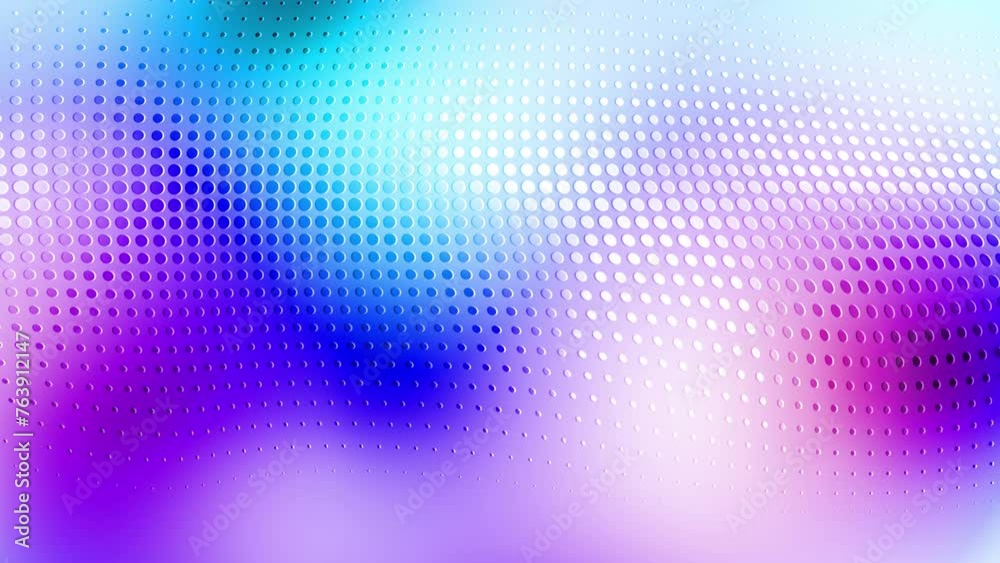 Aufkleber abstract background with glossy blue dots and blur background. seamless looping motion design. video