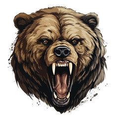 Angry Bear Clipart
