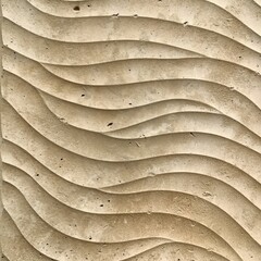 Sand Ground with Wavy Pattern. Ai