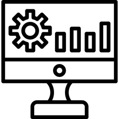 Data Processing Vector Icon Design Illustration