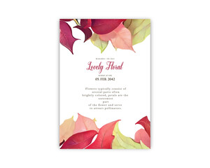 Wedding card background invite vector template greeting card design 