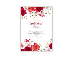 Wedding card background invite vector template greeting card design 