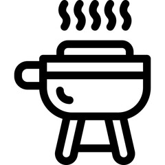 Grill Vector Icon Design Illustration