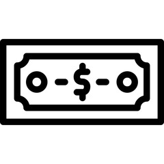 Dollar Vector Icon Design Illustration