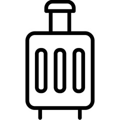 Luggage Vector Icon Design Illustration