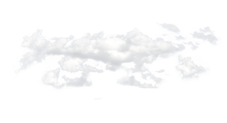 Isolated White Cloud - obrazy, fototapety, plakaty