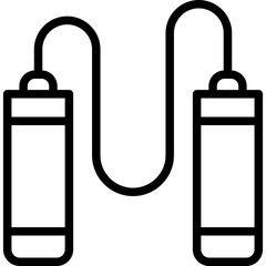 Jumping Rope Vector Icon Design Illustration