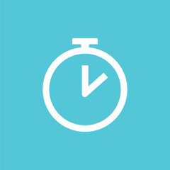 timer icon. vector illustration stopwatch countdown timer symbol. 
