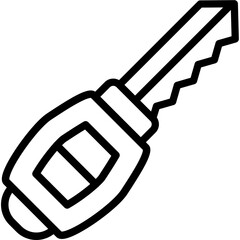 Car Key Vector Icon Design Illustration