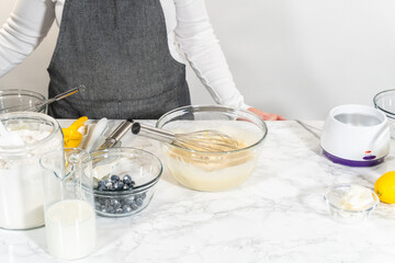 Crafting Lemon, Blueberry, and Vanilla Bundt Cakes