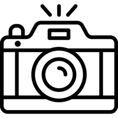 Camera Vector Icon Design Illustration