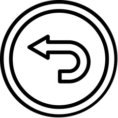 Back Vector Icon Design Illustration