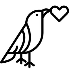 Sparrow Vector Icon Design Illustration