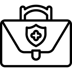 Aid Box Vector Icon Design Illustration