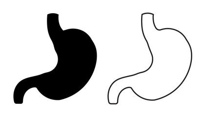 Stomach icon. Anatomy organ symbol design vector ilustration.