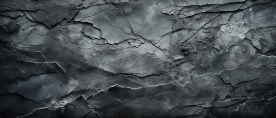 Detailed Black Stone Texture, Natural Elegance for Sophisticated Backgrounds - obrazy, fototapety, plakaty