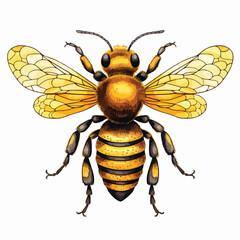 Festive Bee Clipart