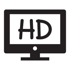 HD movie icon