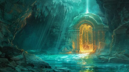 Underwater Cave Cathedrals: Ancient Submerged Shrines and conceptual metaphors of Ancient Submerged Shrines