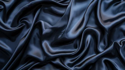 Foto op Plexiglas Tela de seda de color oscuro © VicPhoto