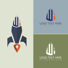 WI Best UNIK Logo Design. - obrazy, fototapety, plakaty