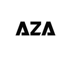 AZA logo design vector template