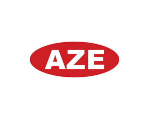 AZE logo design vector template