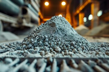 Essential Steps in Cement Production: A Crucial Component in Construction. Concept Cement Ingredients, Raw Material Preparation, Clinker Production, Cement Grinding, Quality Control