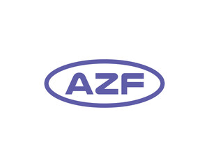 AZF logo design vector template