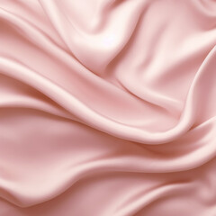 Fototapeta premium Soft pink satin fabric texture close-up