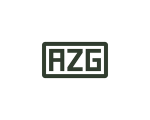 AZG logo design vector template