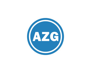 AZG logo design vector template