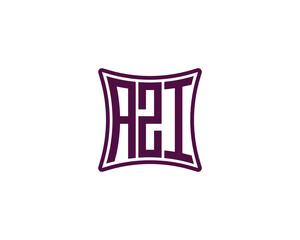 AZI logo design vector template