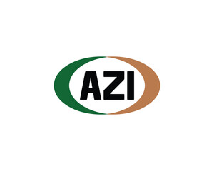 AZI logo design vector template