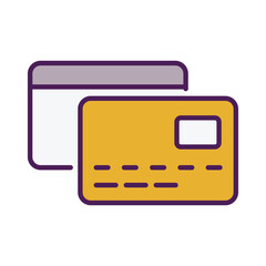 Credit Card icon editable stock vector illustration.