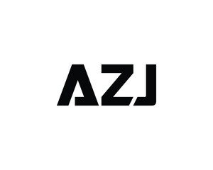 AZJ logo design vector template
