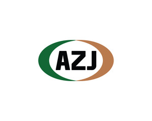 AZJ logo design vector template