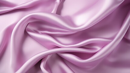 Obraz premium Elegant smooth pink satin or silk fabric textured background for design projects