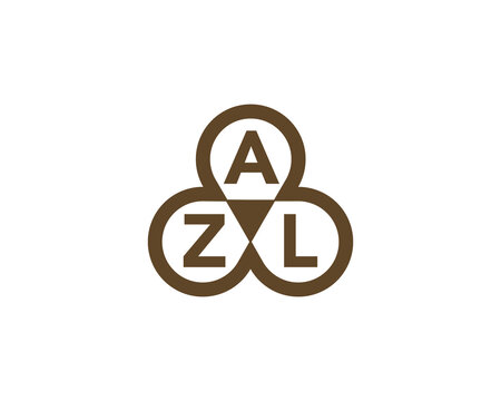 AZL logo design vector template
